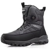 Warm Winter Boots with Rotating Lace grey