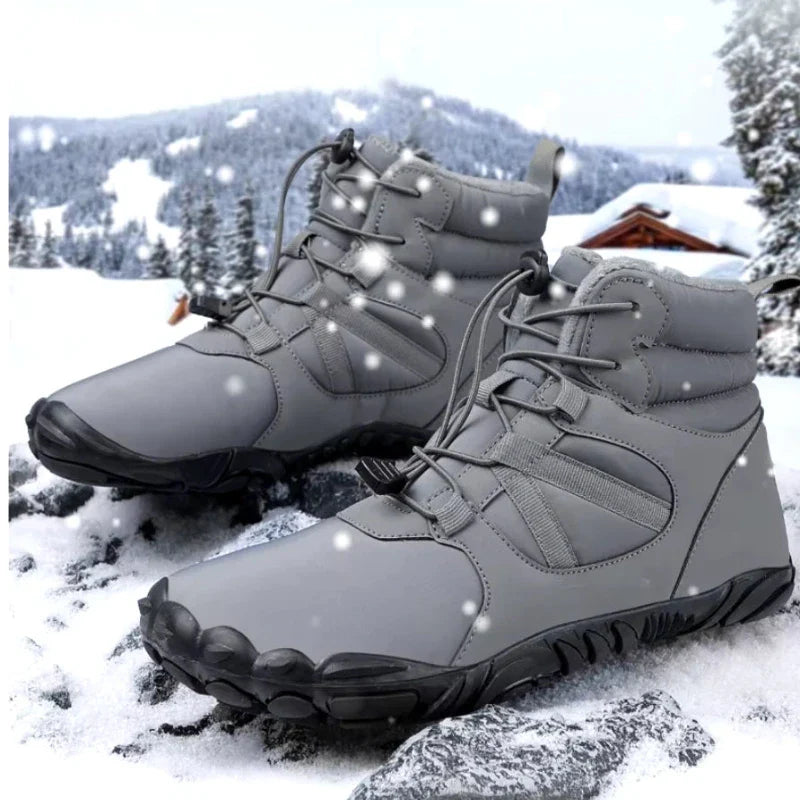 Waterproof Barefoot Boots for Winter grey1