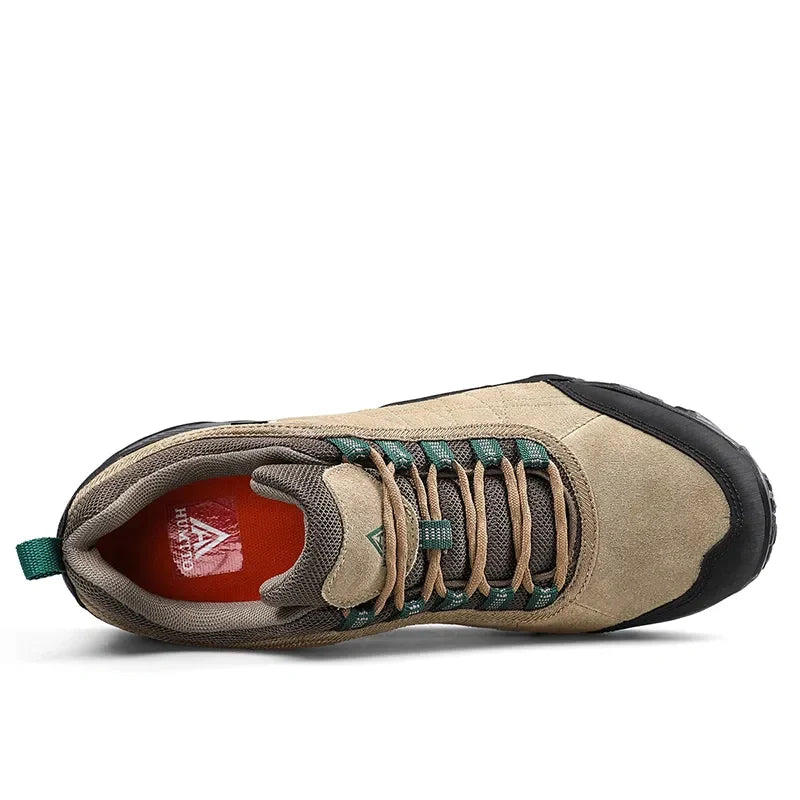Waterproof & Comfortable Hiking Sneakers khaki2