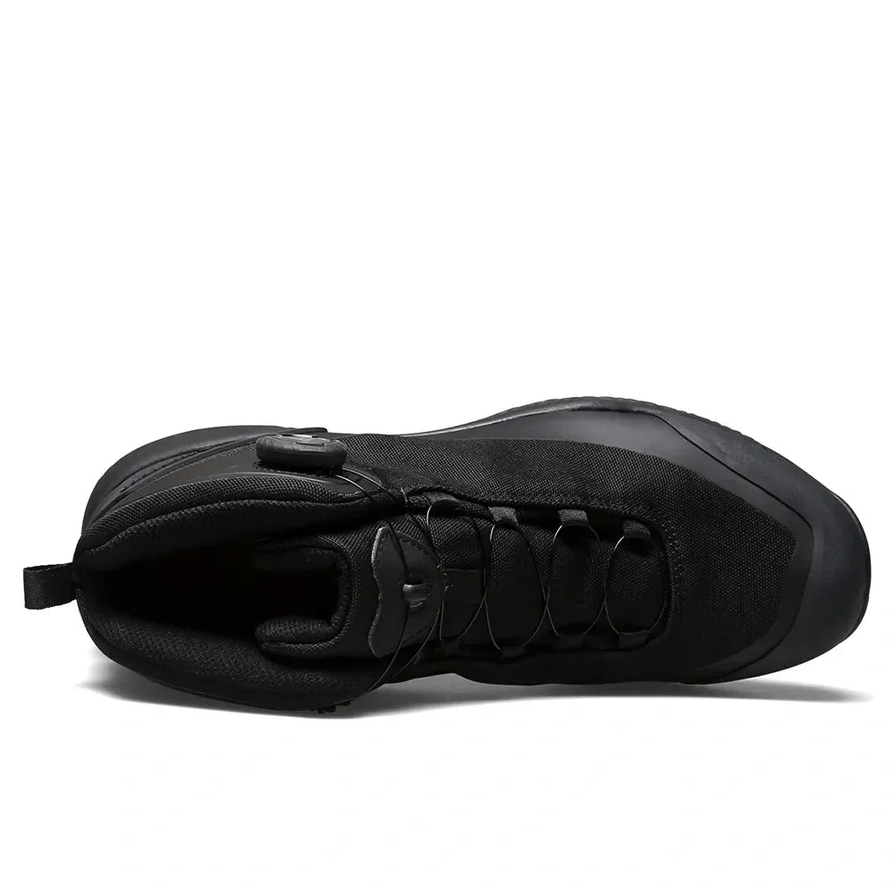 Waterproof Hiking Boots with Quick-Lock black1