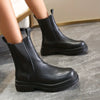 Waterproof & Non-Slip Black Platform Chelsea Boots