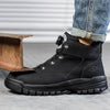 Waterproof Safety Boots with Rotating Dial Closure black2