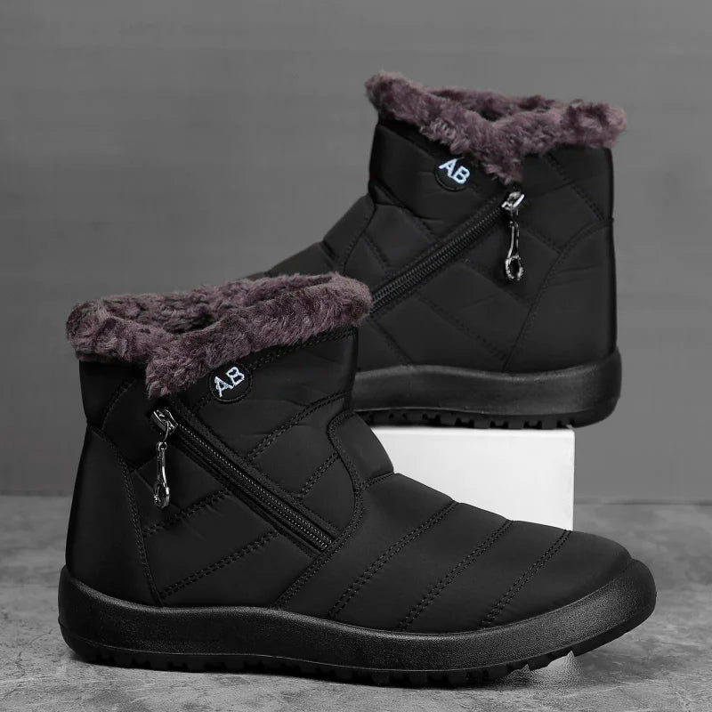  Waterproof & Warm Winter Boots black1