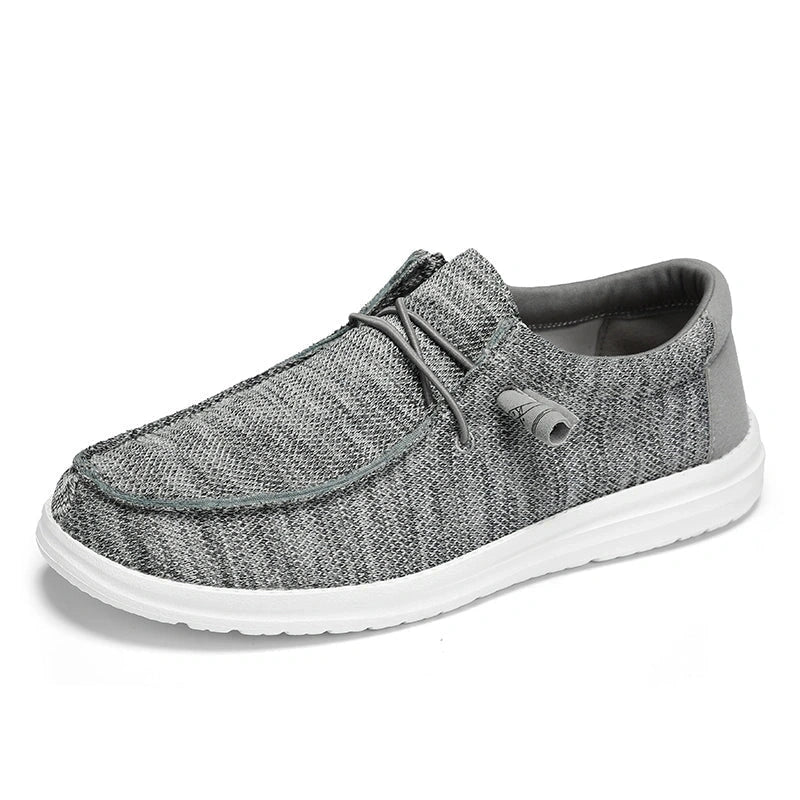 Wide-Toe Minimalist Sneakers gray