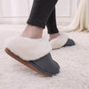 Winter Fur Lined Slippers in Suede grey3