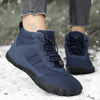 Winter Warm & Waterproof Barefoot Hiking Boots dark blue1