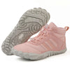 Winter Warm & Waterproof Barefoot Hiking Boots pink