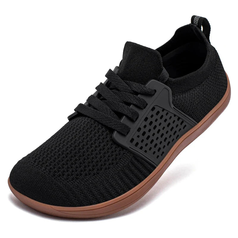 wide-breathable-minimalist-sneakers black and brown